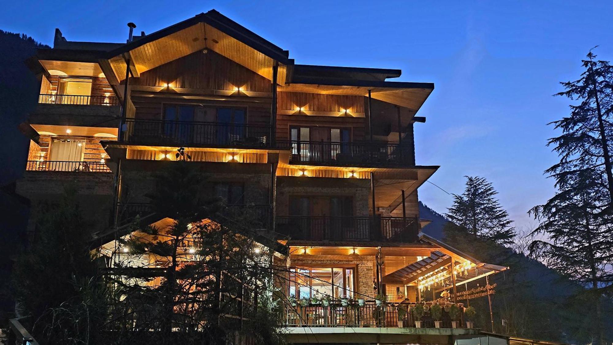 The Hillside Hotel Kasol Buitenkant foto