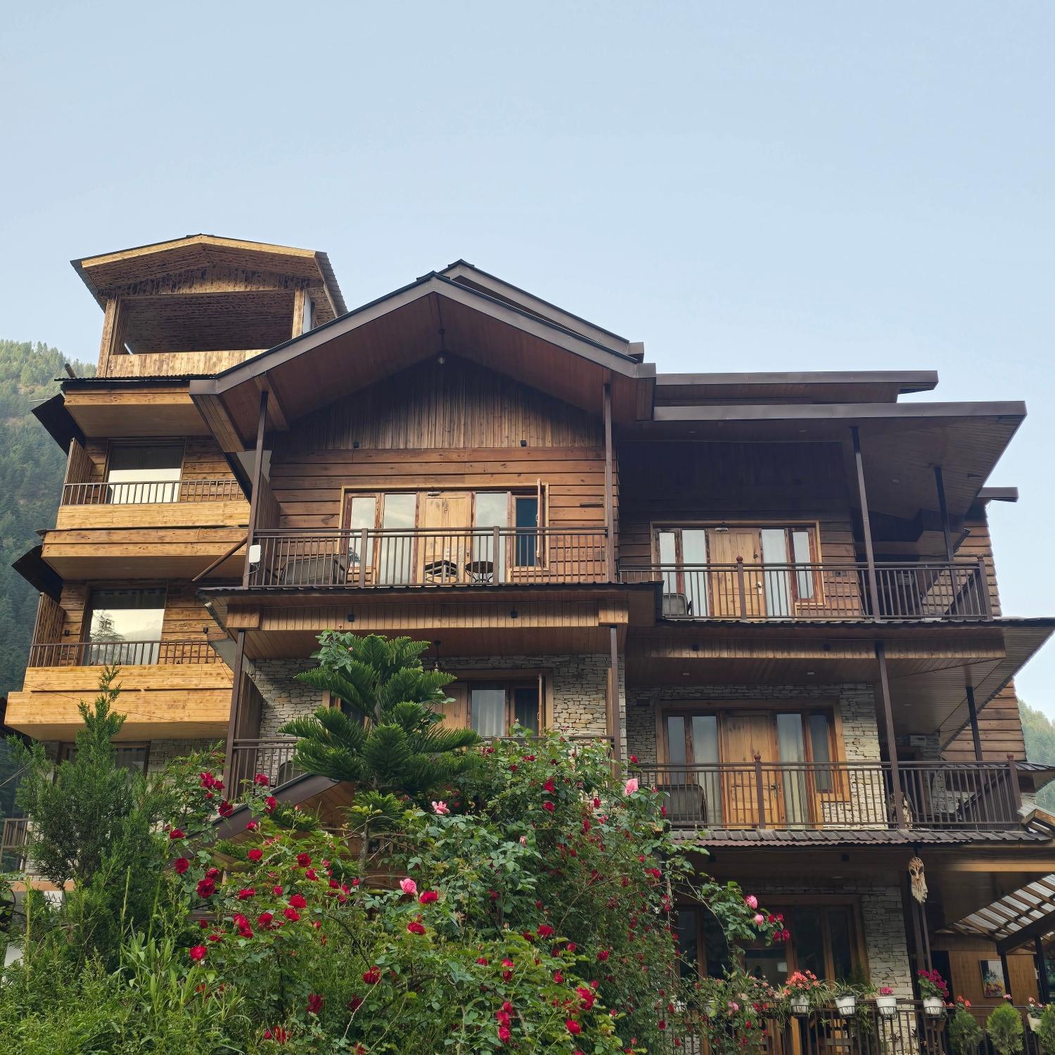 The Hillside Hotel Kasol Buitenkant foto